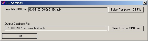 GIS Settings